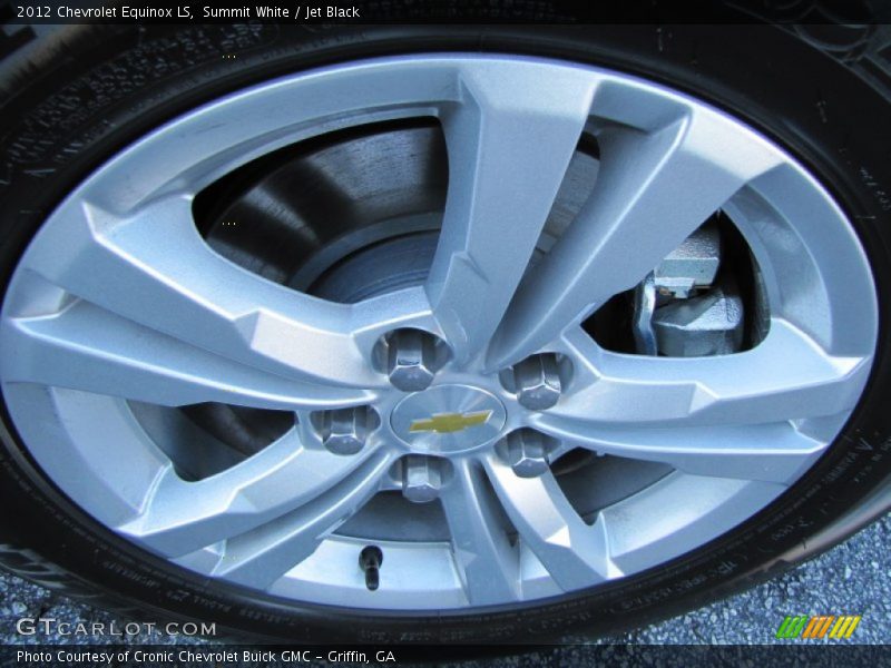 Summit White / Jet Black 2012 Chevrolet Equinox LS