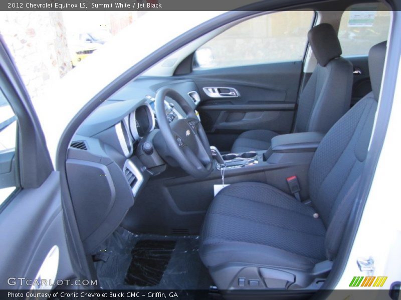 Summit White / Jet Black 2012 Chevrolet Equinox LS