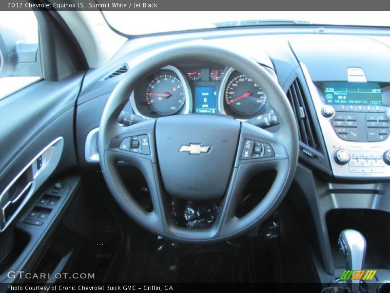 Summit White / Jet Black 2012 Chevrolet Equinox LS