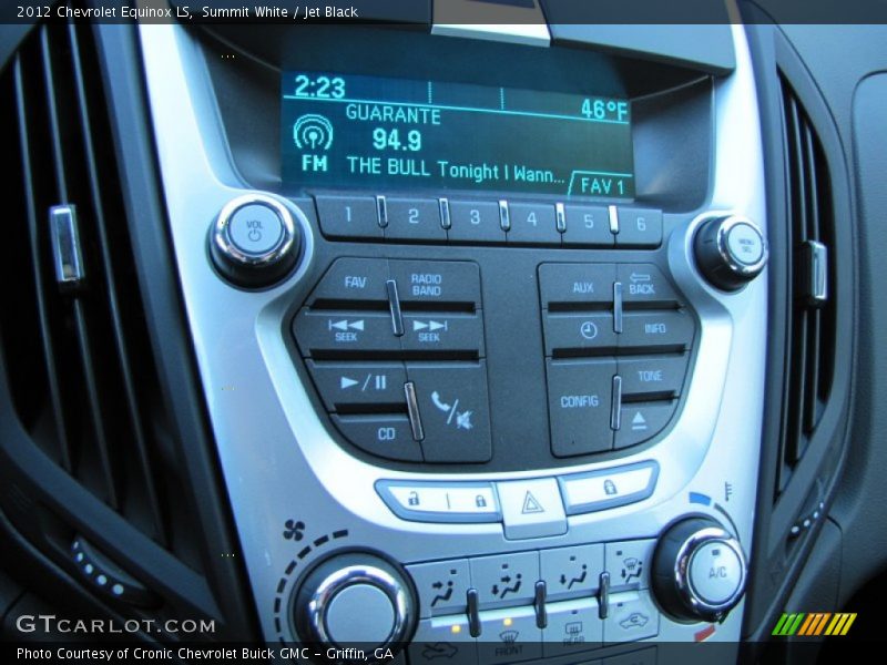 Summit White / Jet Black 2012 Chevrolet Equinox LS