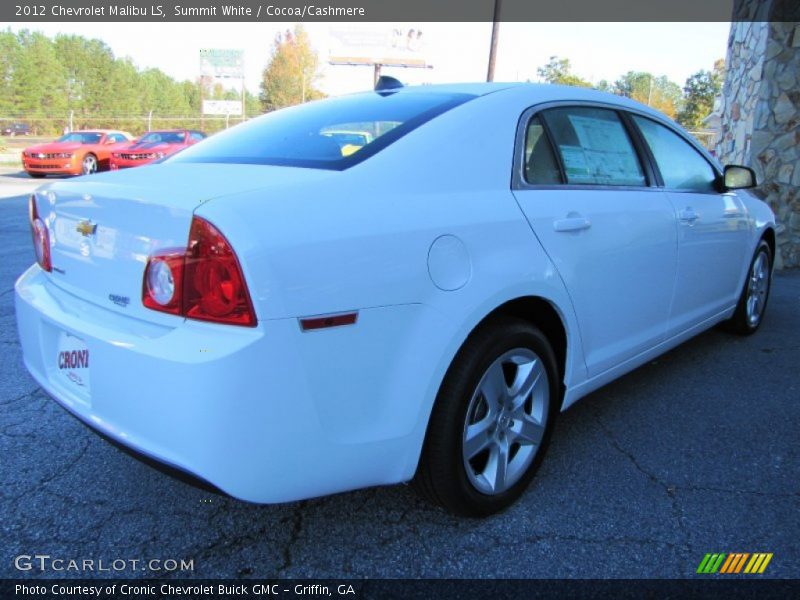 Summit White / Cocoa/Cashmere 2012 Chevrolet Malibu LS