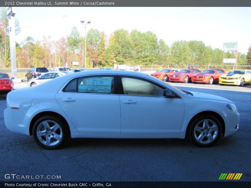 Summit White / Cocoa/Cashmere 2012 Chevrolet Malibu LS