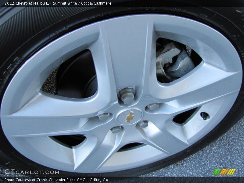 Summit White / Cocoa/Cashmere 2012 Chevrolet Malibu LS
