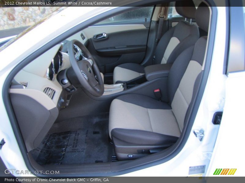 Summit White / Cocoa/Cashmere 2012 Chevrolet Malibu LS