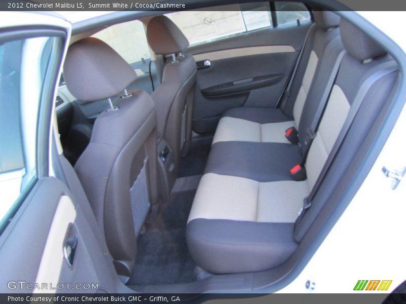 Summit White / Cocoa/Cashmere 2012 Chevrolet Malibu LS