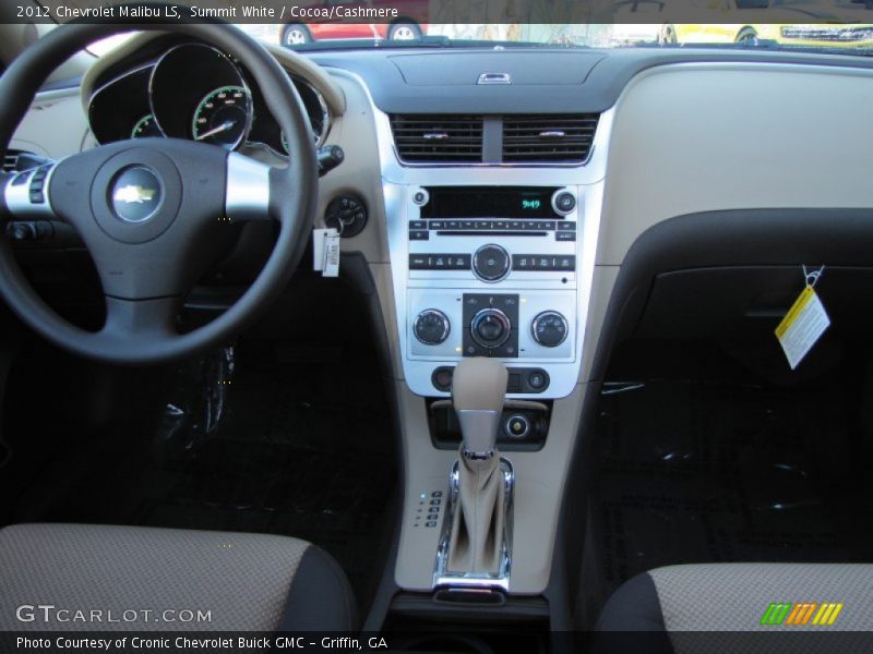 Summit White / Cocoa/Cashmere 2012 Chevrolet Malibu LS