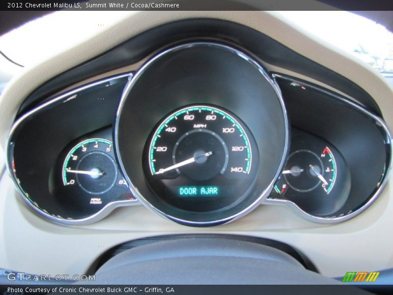 Summit White / Cocoa/Cashmere 2012 Chevrolet Malibu LS