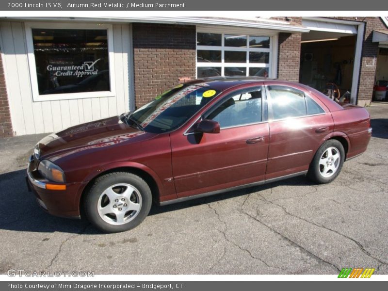 Autumn Red Metallic / Medium Parchment 2000 Lincoln LS V6