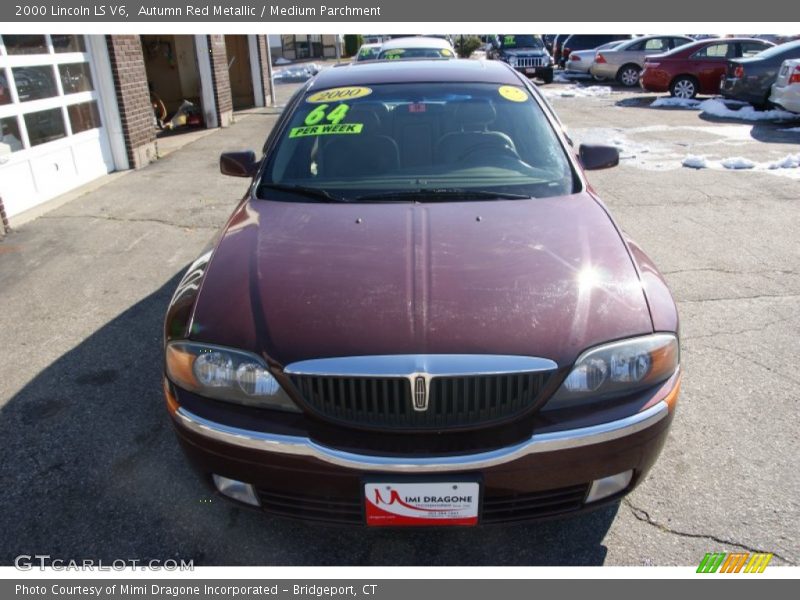 Autumn Red Metallic / Medium Parchment 2000 Lincoln LS V6