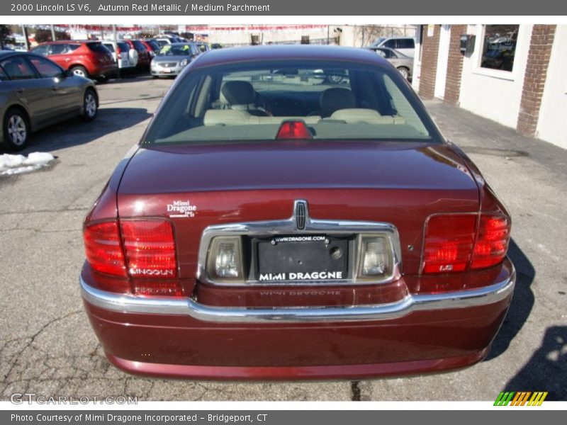 Autumn Red Metallic / Medium Parchment 2000 Lincoln LS V6