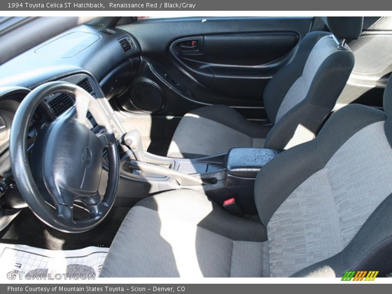 Renaissance Red / Black/Gray 1994 Toyota Celica ST Hatchback