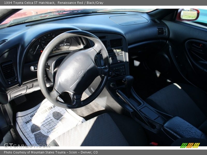 Renaissance Red / Black/Gray 1994 Toyota Celica ST Hatchback