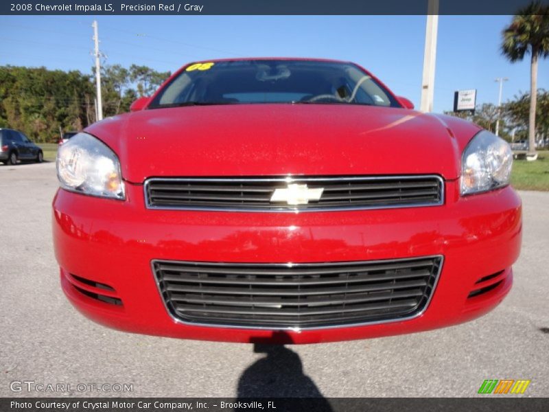 Precision Red / Gray 2008 Chevrolet Impala LS