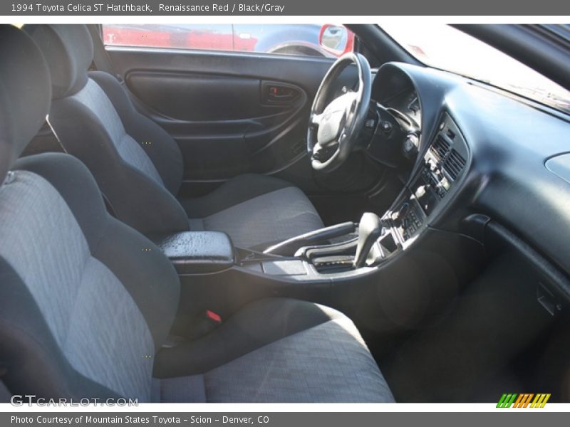 Renaissance Red / Black/Gray 1994 Toyota Celica ST Hatchback
