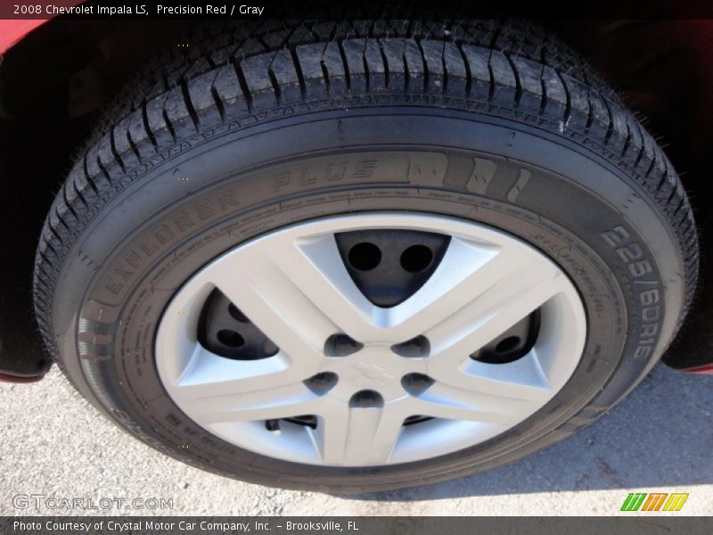 Precision Red / Gray 2008 Chevrolet Impala LS