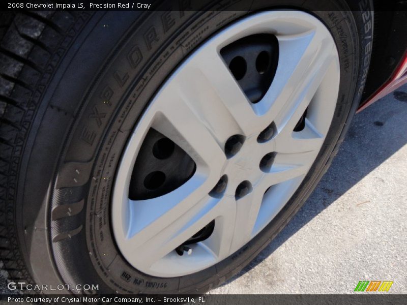 Precision Red / Gray 2008 Chevrolet Impala LS