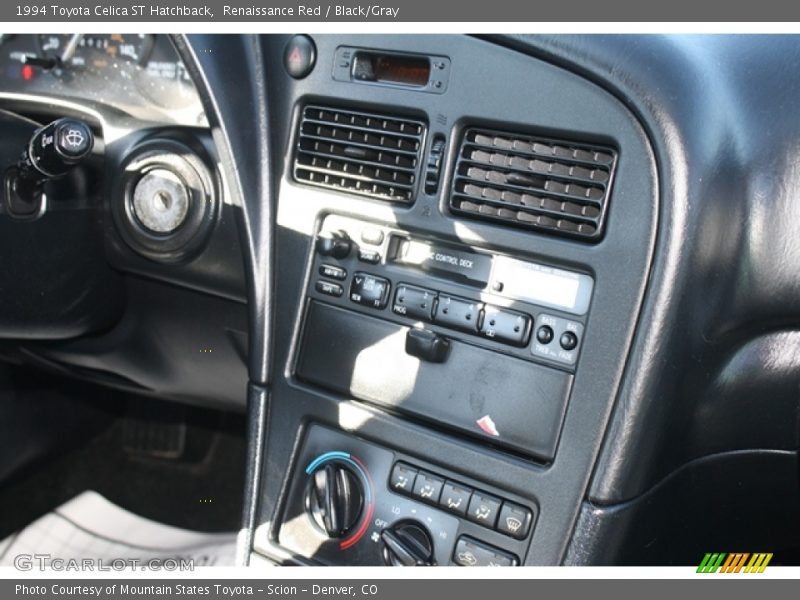 Renaissance Red / Black/Gray 1994 Toyota Celica ST Hatchback