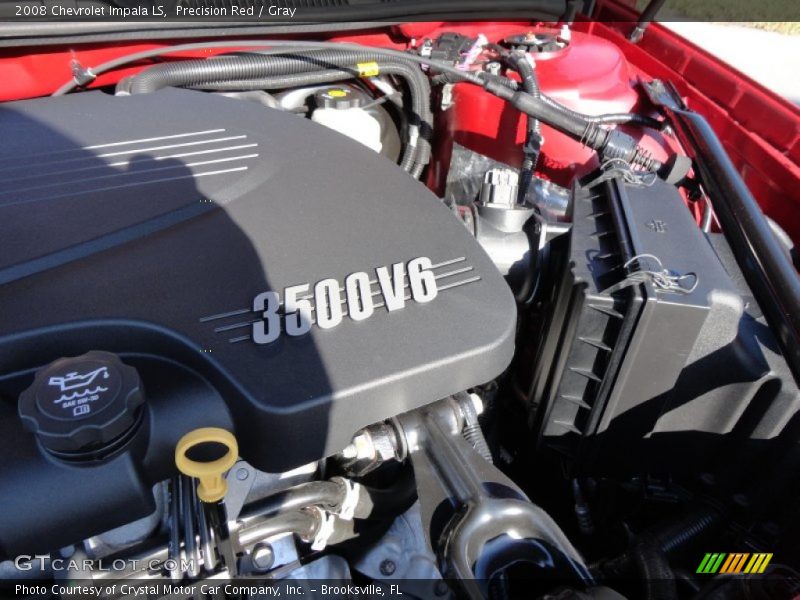 Precision Red / Gray 2008 Chevrolet Impala LS