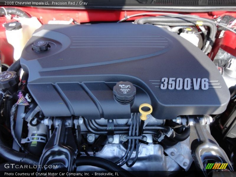 Precision Red / Gray 2008 Chevrolet Impala LS