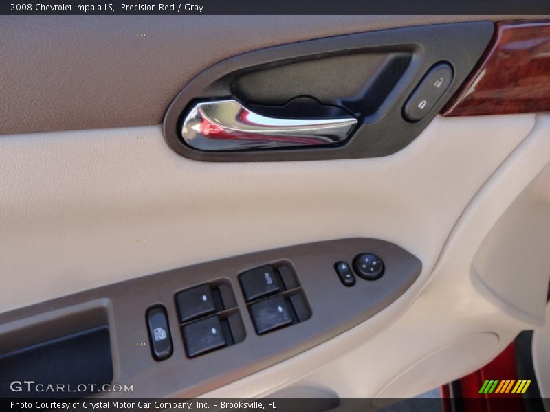 Precision Red / Gray 2008 Chevrolet Impala LS