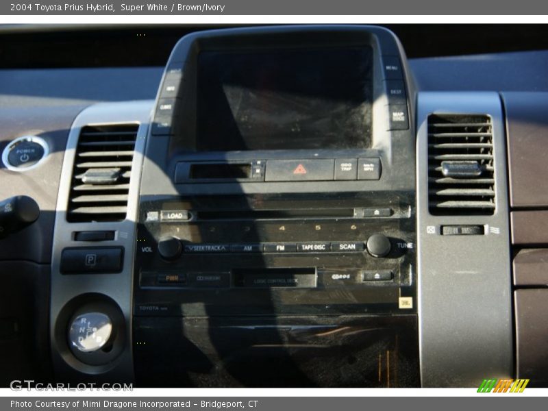 Super White / Brown/Ivory 2004 Toyota Prius Hybrid