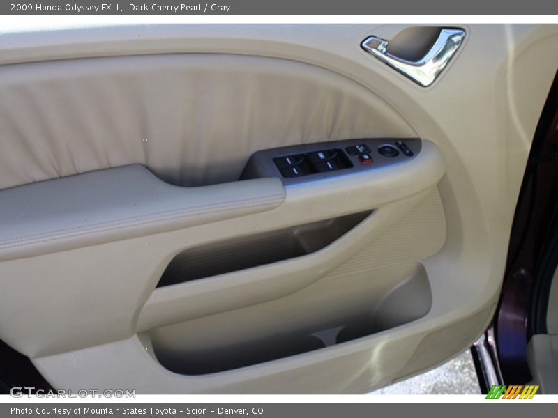 Dark Cherry Pearl / Gray 2009 Honda Odyssey EX-L