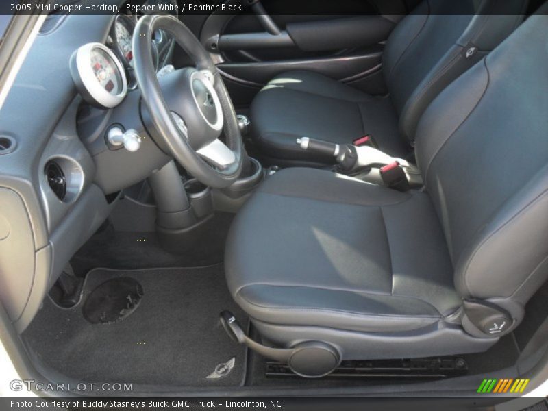 Pepper White / Panther Black 2005 Mini Cooper Hardtop