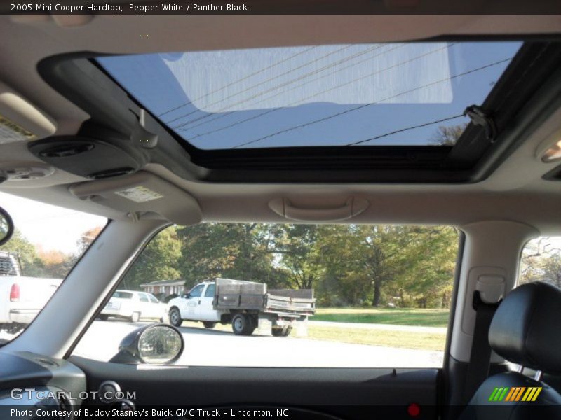 Pepper White / Panther Black 2005 Mini Cooper Hardtop