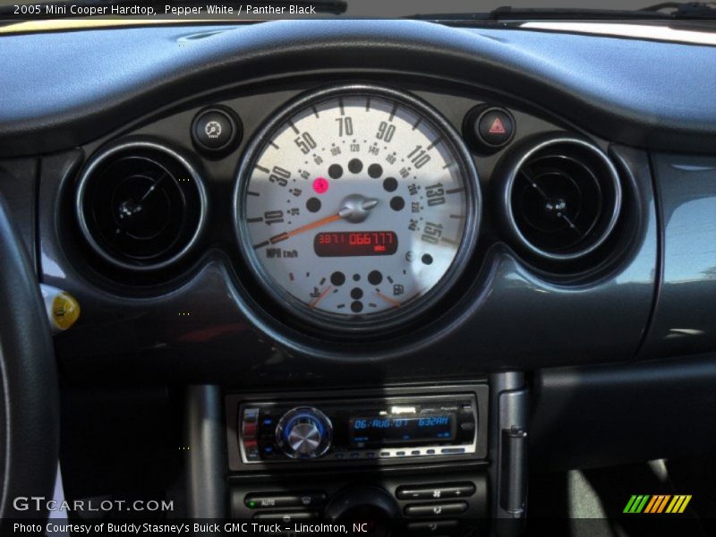 Pepper White / Panther Black 2005 Mini Cooper Hardtop