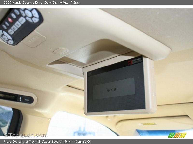 Dark Cherry Pearl / Gray 2009 Honda Odyssey EX-L