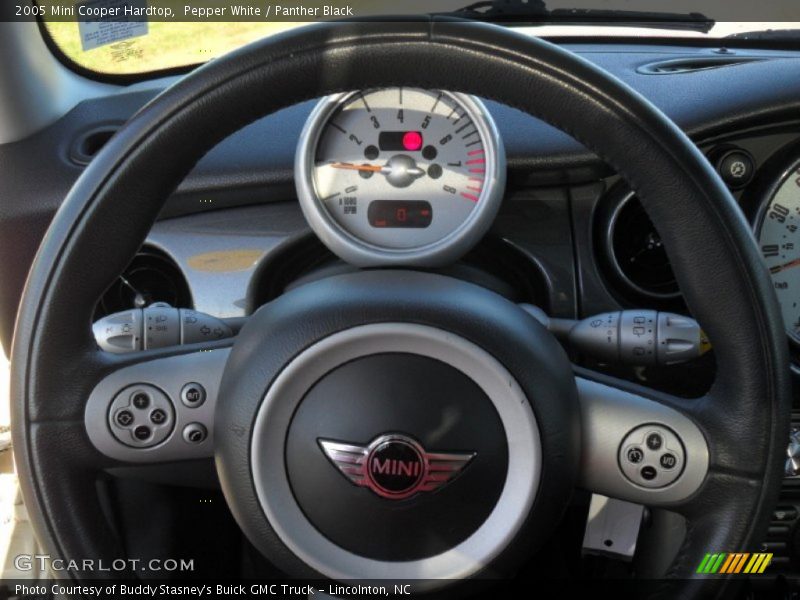 Pepper White / Panther Black 2005 Mini Cooper Hardtop