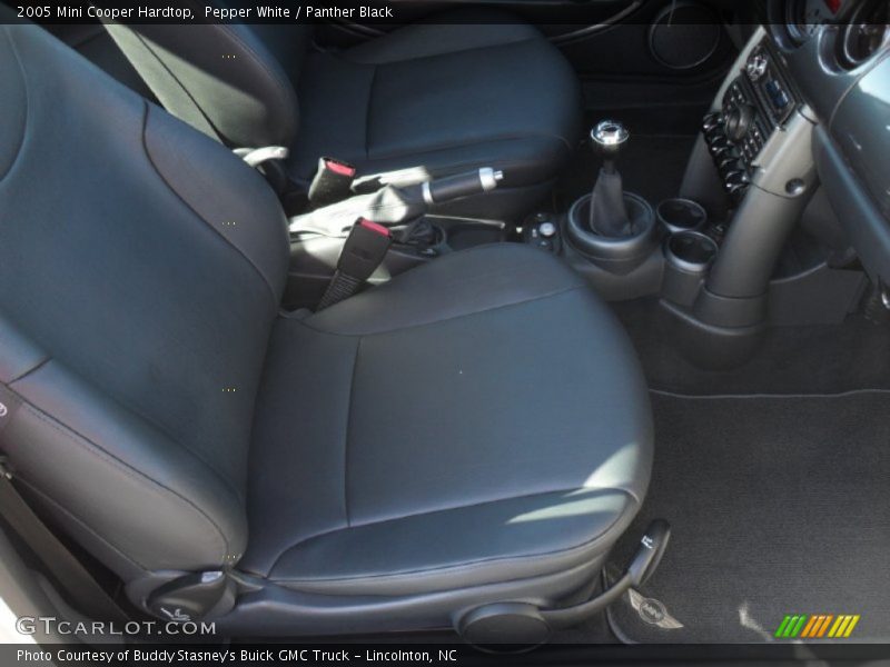 Pepper White / Panther Black 2005 Mini Cooper Hardtop