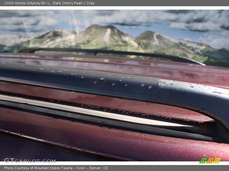 Dark Cherry Pearl / Gray 2009 Honda Odyssey EX-L