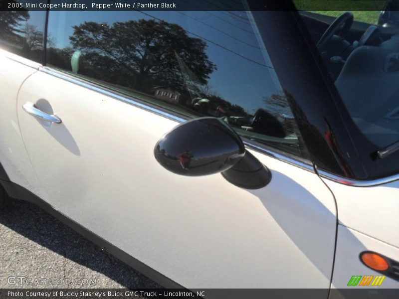 Pepper White / Panther Black 2005 Mini Cooper Hardtop
