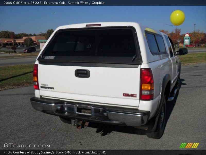 Summit White / Graphite 2000 GMC Sierra 2500 SL Extended Cab