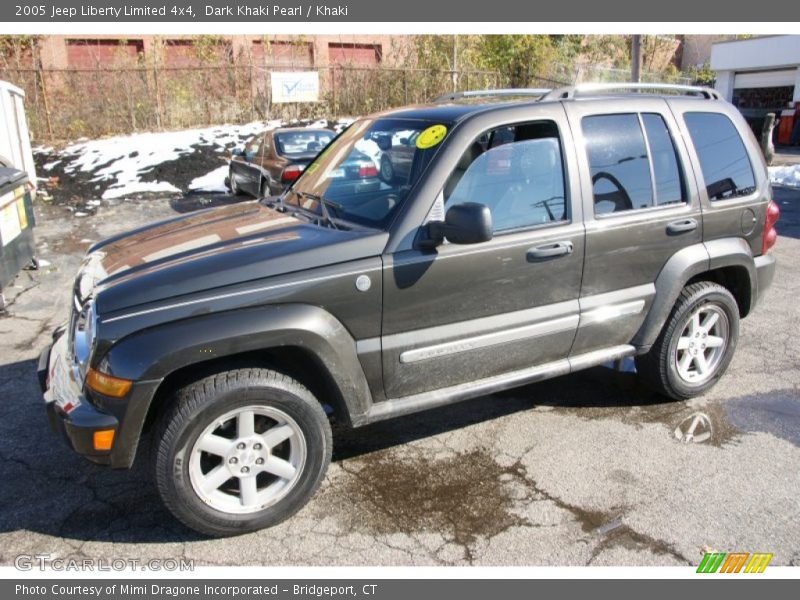 Dark Khaki Pearl / Khaki 2005 Jeep Liberty Limited 4x4