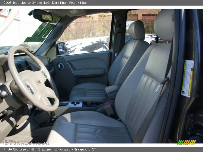 Dark Khaki Pearl / Khaki 2005 Jeep Liberty Limited 4x4