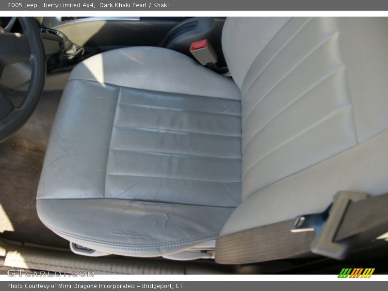 Dark Khaki Pearl / Khaki 2005 Jeep Liberty Limited 4x4