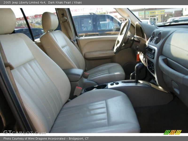 Dark Khaki Pearl / Khaki 2005 Jeep Liberty Limited 4x4