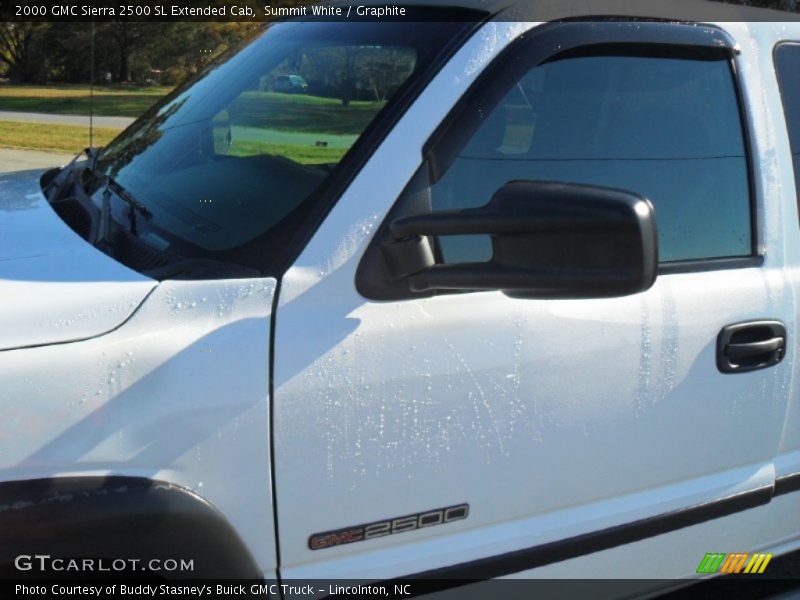 Summit White / Graphite 2000 GMC Sierra 2500 SL Extended Cab