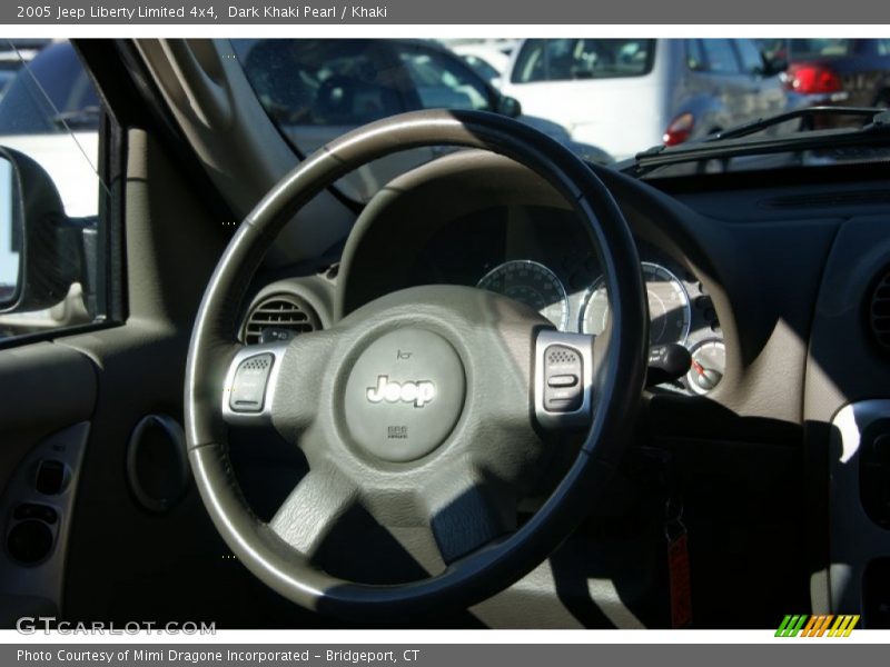 Dark Khaki Pearl / Khaki 2005 Jeep Liberty Limited 4x4
