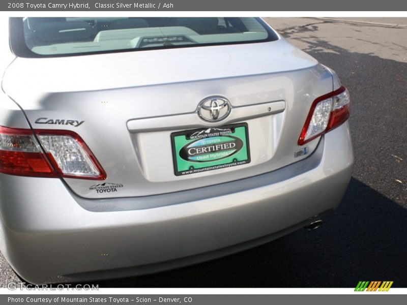 Classic Silver Metallic / Ash 2008 Toyota Camry Hybrid