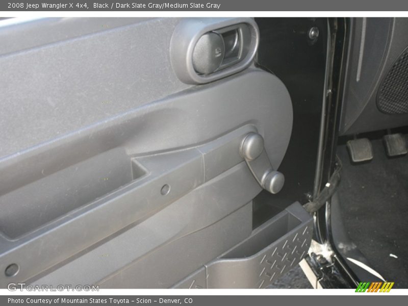 Black / Dark Slate Gray/Medium Slate Gray 2008 Jeep Wrangler X 4x4