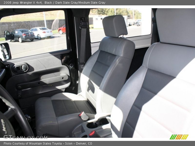 Black / Dark Slate Gray/Medium Slate Gray 2008 Jeep Wrangler X 4x4