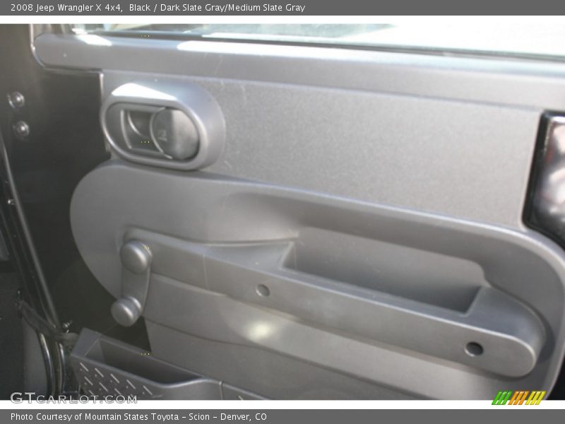 Black / Dark Slate Gray/Medium Slate Gray 2008 Jeep Wrangler X 4x4