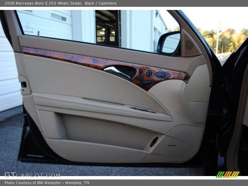 Black / Cashmere 2008 Mercedes-Benz E 350 4Matic Sedan