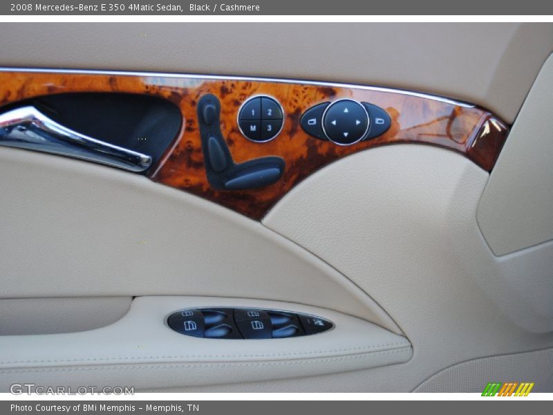 Black / Cashmere 2008 Mercedes-Benz E 350 4Matic Sedan