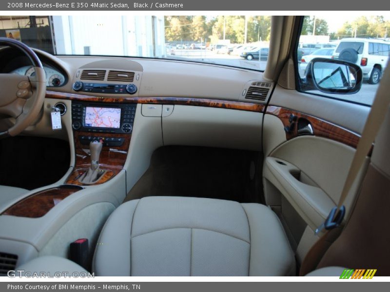 Black / Cashmere 2008 Mercedes-Benz E 350 4Matic Sedan