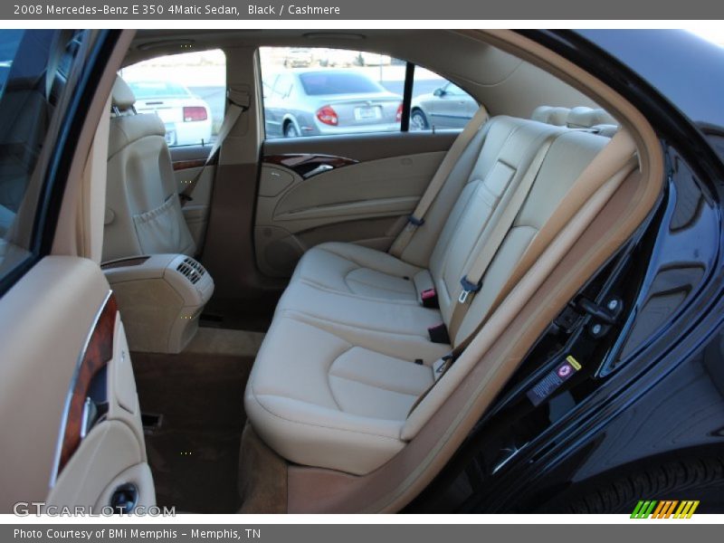 Black / Cashmere 2008 Mercedes-Benz E 350 4Matic Sedan