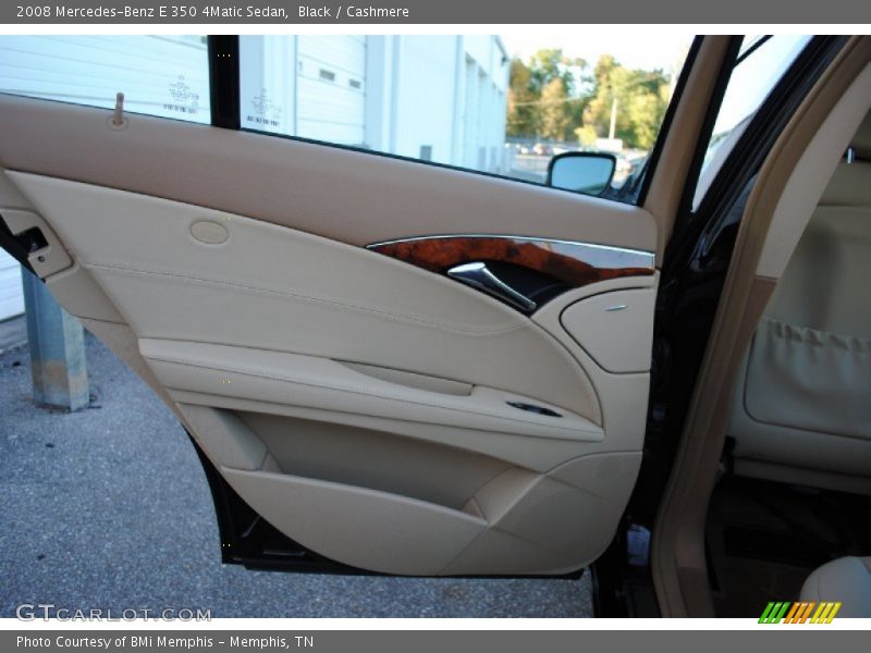 Black / Cashmere 2008 Mercedes-Benz E 350 4Matic Sedan